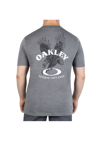 Футболка з малюнком SI Freedom Isnt Free Tee Heather Grey Oakley (315822542)