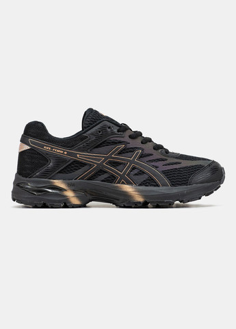 Черные всесезонные кроссовки мужские asics gel-flux 4 black | асикс гель-флюкс 4 черные No Brand
