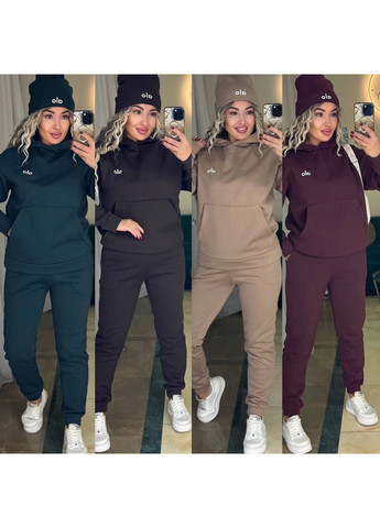 Костюм OLA трійка теплий,трьохнитка на флісі люкс,худі,штани та шапка Україна (366266776)