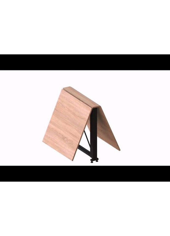 Стіл-книга трансформер Оріон 2 750x1520x730 Чорний метал ДСП Біле 16 мм (FRD-104583) Ferrum-decor (365445284)