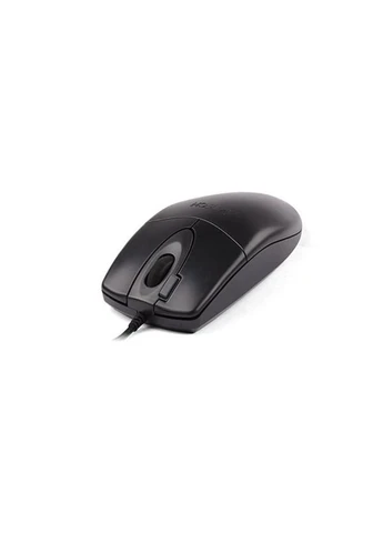 Мышь OP-620DS Black, оптический сенсор, 3 кнопки, длина кабеля 1.5 м A4Tech (342400153)
