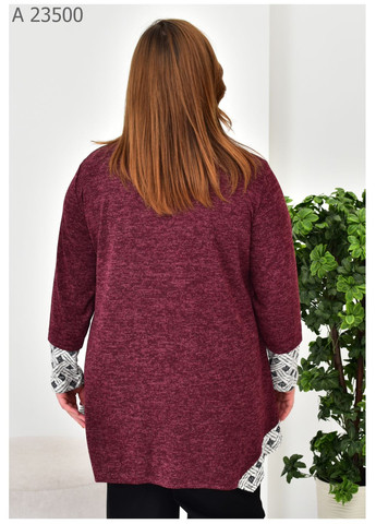 Тепла подовжена туніка з коміром SK (323014337)