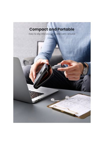 Звуковая плата (80864) Ugreen CM383 gray (370019609)