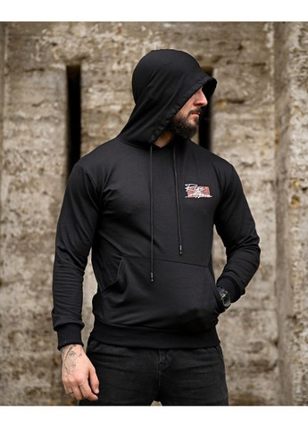 Стильне чоловіче худі Rise Again весна/осінь чорне No Brand (361444803)