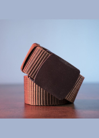 Тканевый мужской ремень 20229 Коричневый Vintage (302972150)