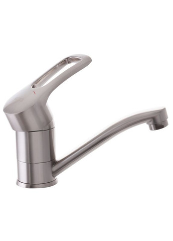 Змішувач для умивальника Hansberg 004 нержавейка (вилив 15 см) (HB0190) Haiba (321962542)