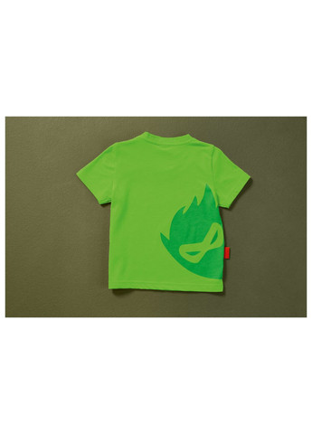 Салатовая демисезонная футболка с принтом для мальчика lycra® 403071 Lupilu