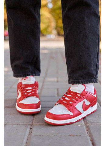 КРОСІВКИ ЖІНОЧІ NIKE SB DUNK LOW RETRO MEDIUM GREY RED НАЙК СБ ДАНК No Brand сірі демісезони (367175446)
