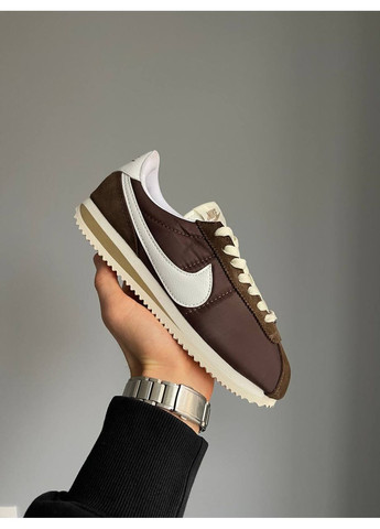 Кросівки жіночі і чоловічі Nike Cortez brown white | Найк Кортез коричневі білі No Brand коричневі демісезони (357492472)
