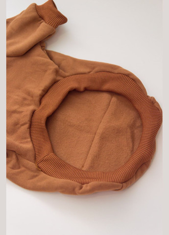 Толстовка з кишенею для котів Pet Style "Однотон" Коричнева XS No Brand - (323237525)