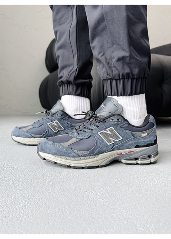 КРОССОВКИ ЖЕНСКИЕ NEW BALANCE 2002R PROTECTION PACK ECLIPSE BLUE НЬЮ БЕЛАНС 2002R No Brand комбинированные демисезоны (369387533)
