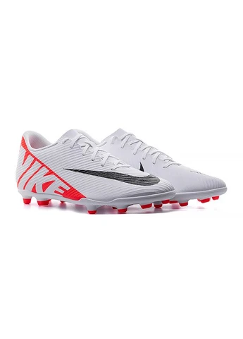 Белые бутсы vapor 15 club fg/mg Nike