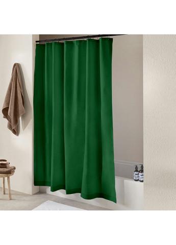 Шторка для душа и ванной GRASS с кольцами 180х180 см Зеленый Cosas (372991191)