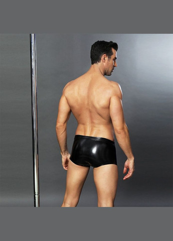 Эротические мужские лаковые трусы со шнуровкой One Size Black JSY (369948621)