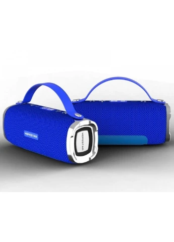 Портативна Bluetooth колонка H24 bluetooth + power bank + mic (Blue) Hopestar (332634119)