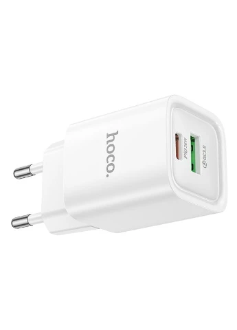 Сетевое зарядное устройство для PD30W+QC3.0 charger (EU) White (6942007630337) Hoco C149A Charm (358930697)
