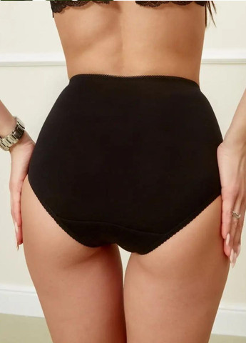 Хлопковые трусы с высокой посадкой и кружевом FS (304250749)