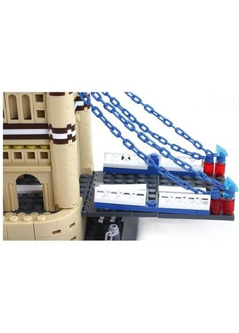 Дитячий конструктор Архітектура Тауерський міст Лондон, The Tower Bridge 1054 деталь (5215) Wange (366036832)