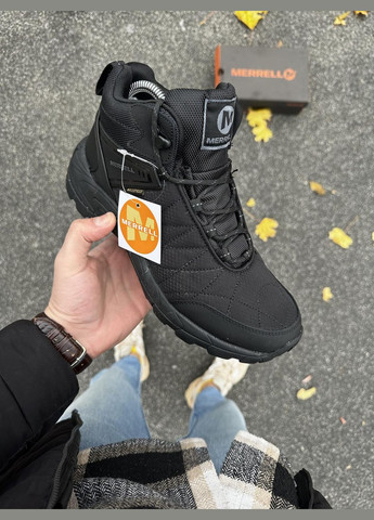 Чорні Зимовий стильні термо кросівки No Brand