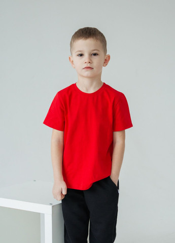 Красная демисезонная комплект детских футболок 5 шт Malwel