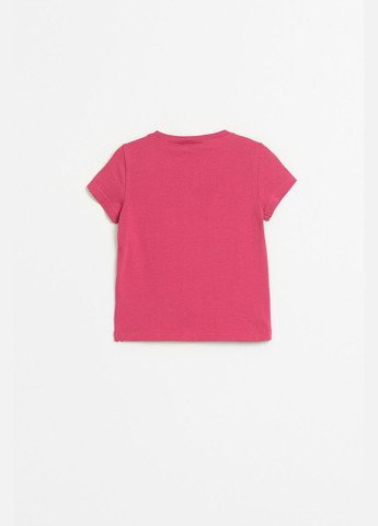Темно-розовая летняя футболка Coccodrillo