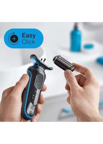 Електробритва Series 5 51-B1000s Black/Blue Braun (369723309)