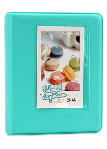 Фотоальбом для Instax Mini 12/11/40/70/90/99/EVO/Link/Liplay Polaroid 300/Z2300 бирюзовый Fujifilm (361784802)