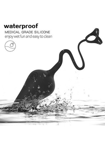 Вибро массажер простаты Funtasmo с эрекционным кольцом и пультом Д/К No Brand (335862665)