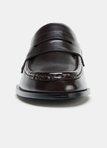 Zara Лофери коричневий з штучна шкіра, іспанія — демісезон (371629040)