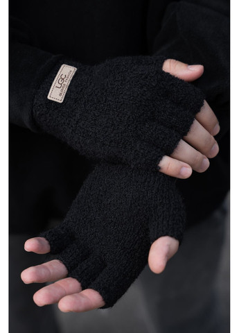 Мужские теплые зимние меховые перчатки без пальцев перчатки 7-52А UGC Without (363022192)