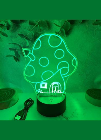 Нічниксвітильник "Грибний будиночок" Cozy-Up (276003809)