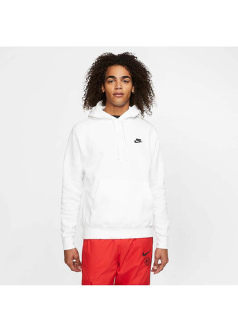 Чоловіче Худі CLUB HOODIE PO BB Білий Nike (367597495)
