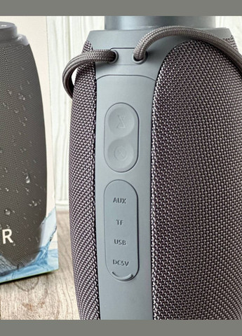 Портативна Bluetooth колонка P31 10 ВТ Сіра Hopestar (322127282)