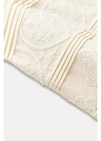 Бежева сукня zw collection з мереживом середньої довжини Zara