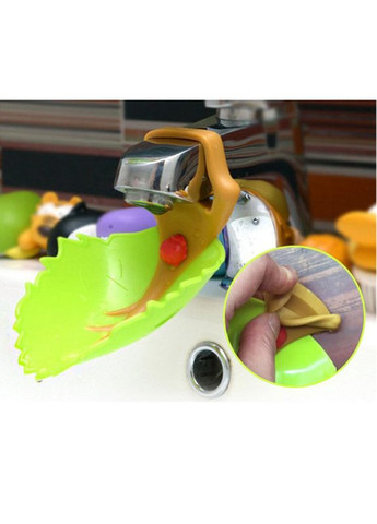 Удлинитель на кран Листик LSTR2 Салатовый с коричневым No Brand (367958995)