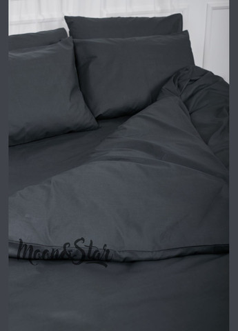 Комплект постельного белья семейный 143х210х2 наволочки 2х70х70 Бязь Gold Люкс (MS-820001347) Moon&Star Sweat Gray (285717716)