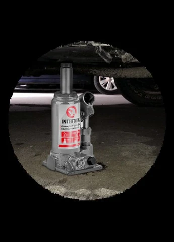 Домкрат "столбик" 2-х штоковый 2 т GT0031 Intertool (335834931)