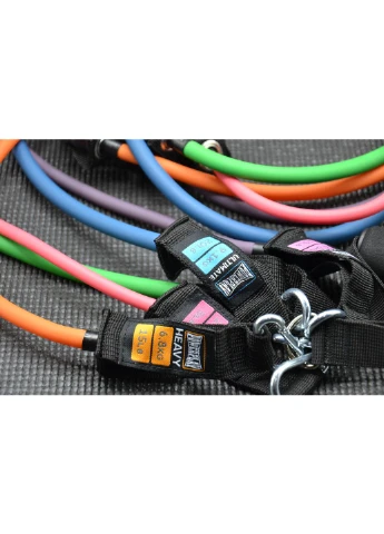 Набор трубчатых эспандеров PP-4102 Expander Set 5шт. (до 35 кг.) PowerPlay (395014433)