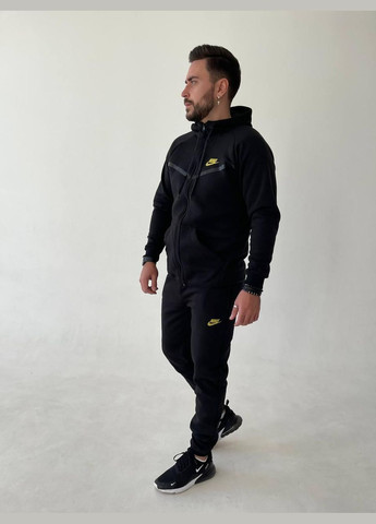 Чоловічий спортивний костюм чорний No Brand (367982223)