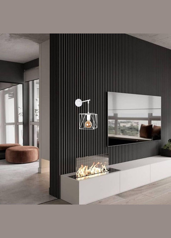 Белое бра 16см в стиле лофт (56-WPR103F2-1 WH) No Brand (370069565)