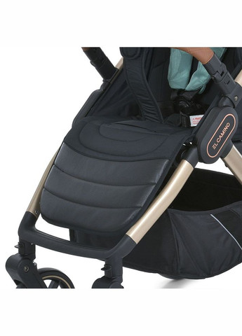 Коляска детская DYNAMIC PRO Special Mint прогулочная с чехлом дождевиком и москитной сеткой Мятная с перышками (ME 1053G-2) El Camino (334338195)