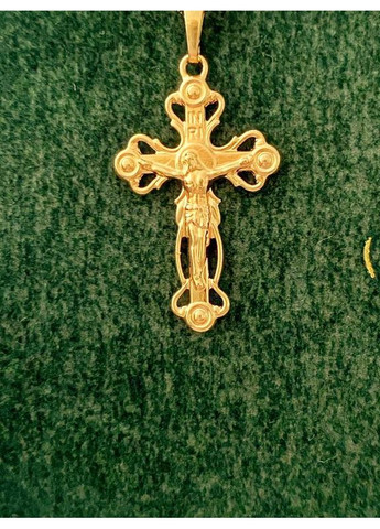 Позолоченный Крестик. Позолота No Brand (358202330)