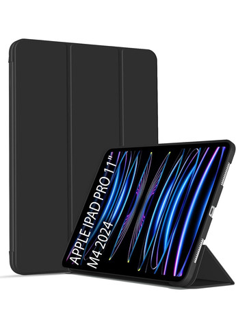 Чохол-книжка Tri Fold Soft TPU Silicone для Apple iPad Pro 11" M4 2024 Black (711744) BeCover (351559957)