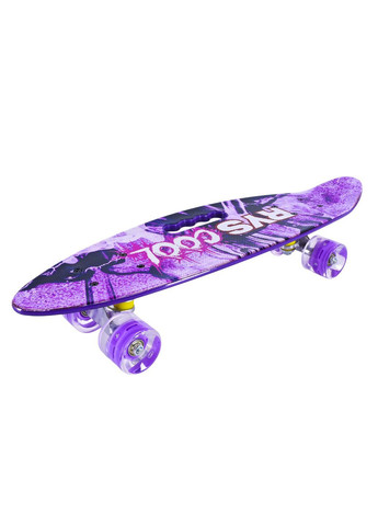 Пенниборд з світними колесами PU, розмір 56х15 см, в асортименті - No Brand SC25135 (371924360)