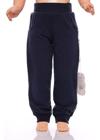 Синий зимний костюм на флисе для девочки трикотажный с бантиком синий 110 см (35110) BABYKROHA