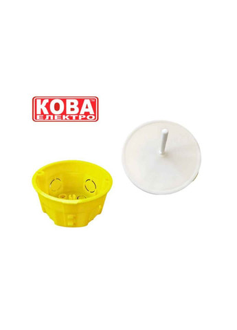 Коробка розподільча 80мм х 80мм КРБ-80 (бетон) КОВА-ЕЛЕКТРО (362890180)