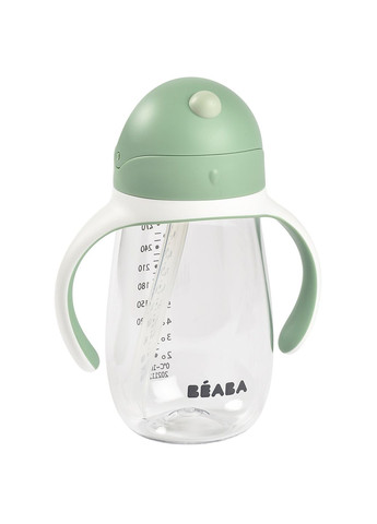 Дитячий поїльник з трубочкою, 300 мл, зелений () Beaba 913533 (328401049)