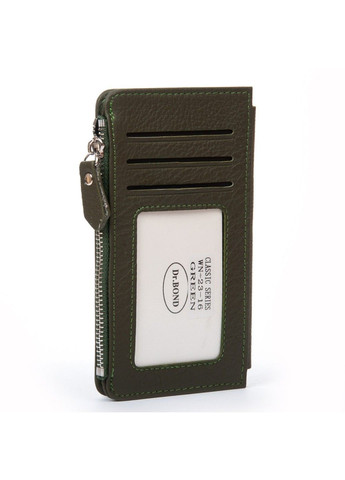 Женский кожаный кошелек Classik WN-23-16 green Dr. Bond (296618841)