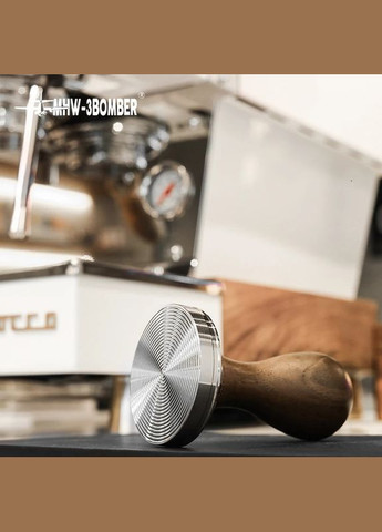 Темпер MHW-3Bomber 58 mm Vase walnut для кофе Рифленый (R-T5210T-VS) No Brand (303975677)