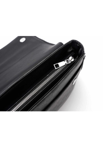 Чоловіча сумка планшетка для документів на плече чорна еко-шкіра ProDobro (363221233)